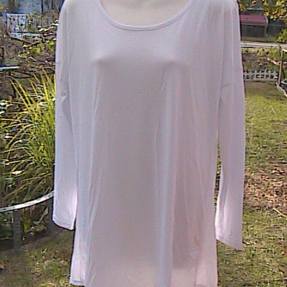 White Long Sleeve Bow Summer Shirt (#2)